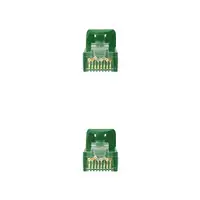 Nanocable Cable de red latiguillo RJ45 LSZH Cat.6A UTP AWG24, Verde, 1.0m
