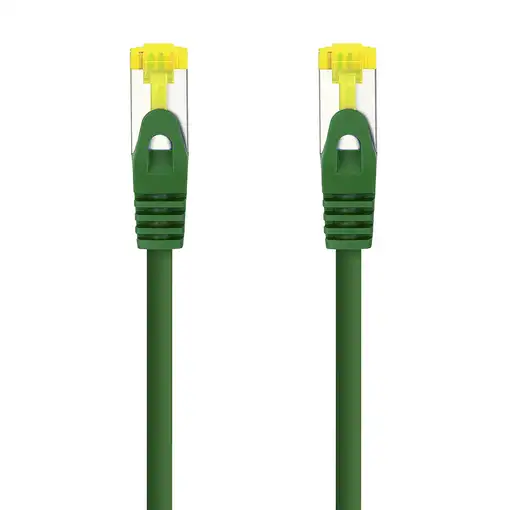 Nanocable Cable Red Latiguillo RJ45 LSZH CAT.6A SFTP AWG26, Verde, 30 cm