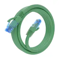 AISENS Cable De Red Latiguillo RJ45 Cat.6 UTP AWG26 CCA, Verde, 2.0 m