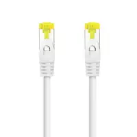 Nanocable Cable Red Latiguillo RJ45 LSZH CAT.6A SFTP AWG26, Blanco, 30 cm