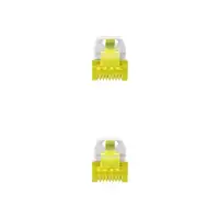 Nanocable Cable Red Latiguillo RJ45 LSZH CAT.6A SFTP AWG26, Blanco, 30 cm
