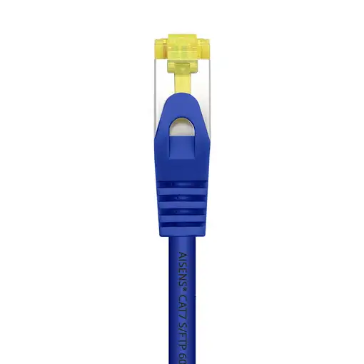 AISENS Cable De Red Latiguillo RJ45 LSZH Cat.7 600 MHz S/FTP PIMF AWG26, Azul, 2.0