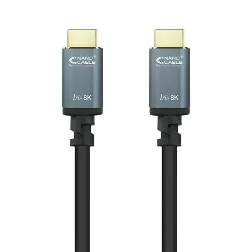Nanocable Cable HDMI 2.1 IRIS 8K A/M-A/M, Negro, 10 Metros