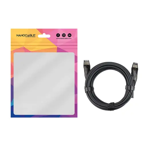 Nanocable Cable HDMI V2.1 AOC 8K@60Hz 4K@120Hz 48Gbps A/M-A/M, Negro, 15 m
