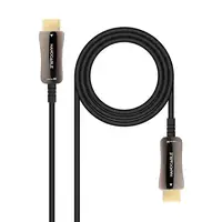 Nanocable Cable HDMI V2.1 AOC 8K@60Hz 4K@120Hz 48Gbps A/M-A/M, Negro, 10 m