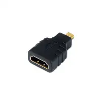 AISENS A121-0125 cambiador de género para cable HDMI Micro HDMI Negro