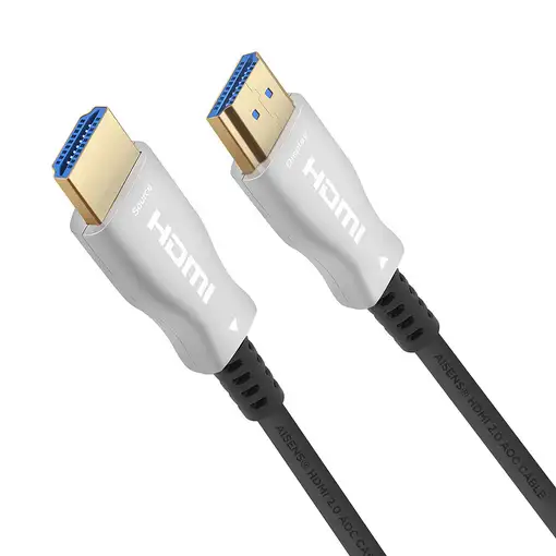 AISENS Cable HDMI V2.0 AOC Premium Alta Velocidad / HEC 4k@60Hz 18Gbps, A/M-A/M, N