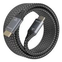 AISENS Cable HDMI V2.1 ultra alta velocidad / HEC 8K@60Hz 48Gbps, A/M-A/M, Gris/Ne