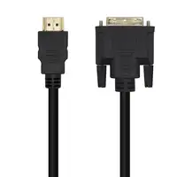AISENS Cable DVI A HDMI, DVI 18+1/M-HDMI A/M, Negro, 3.0m