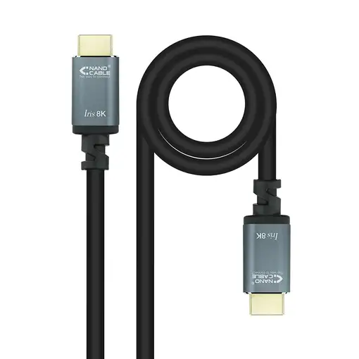 Nanocable Cable HDMI 2.1 IRIS 8K A/M-A/M, Negro, 3 Metros