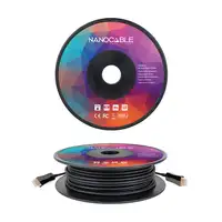 Nanocable Cable HDMI V2.1 AOC 8K@60Hz 4K@120Hz 48Gbps A/M-A/M, Negro, 100 m