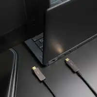 Nanocable Cable HDMI V2.1 AOC 8K@60Hz 4K@120Hz 48Gbps A/M-A/M, Negro, 100 m