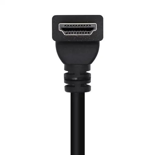 AISENS Cable HDMI V2.0 Acodado Premium Alta Velocidad / HEC 4K@60Hz 18Gbps, A/M-A/