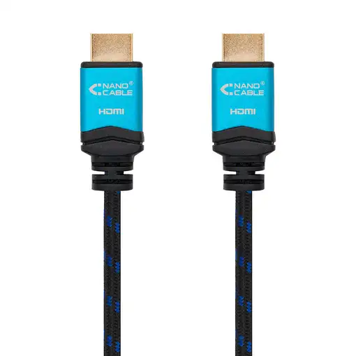 Nanocable Cable HDMI V2.0 4K@60GHz 18 Gbps A/M-A/M, negro, 1.0 m.
