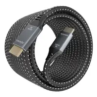 AISENS Cable HDMI V2.1 ultra alta velocidad / HEC 8K@60Hz 48Gbps, A/M-A/M, Gris/Ne