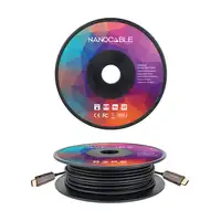 Nanocable Cable HDMI V2.0 AOC 4K@60Hz 18Gbps A/M-A/M, Negro, 40 m