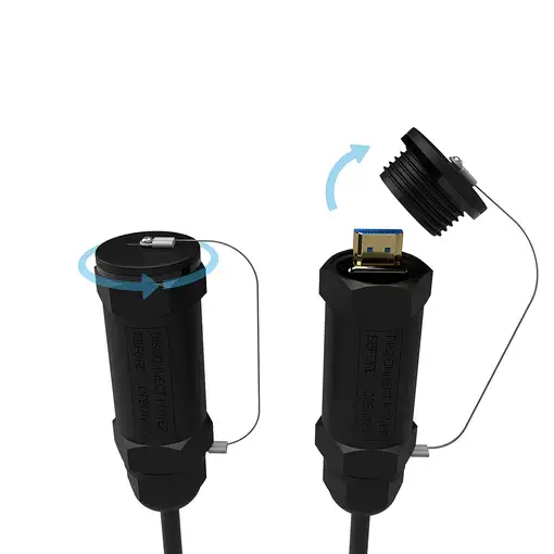 AISENS Cable HDMI V2.1 AOC con Armadura Ultra Alta Velocidad / Hec 8K@60Hz 4K@120H