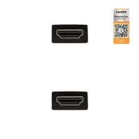 Nanocable HDMI V2.0, 0.5m cable HDMI 0,5 m HDMI tipo A (Estándar) Negro