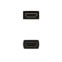 Nanocable Cable HDM 2.0 Prolongador A/M-A/H, Negro, 3 m