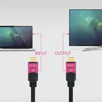 Nanocable 10.15.3715 cable HDMI 15 m HDMI tipo A (Estándar) Negro, Rosa