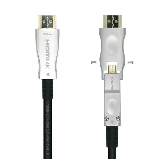 AISENS Cable HDMI V2.0 AOC Desmontable Premium Alta Velocidad / HEC 4k@60Hz 4:4:4