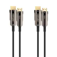 Nanocable Cable HDMI V2.0 AOC 4K@60Hz 18Gbps A/M-A/M, Negro, 15 m