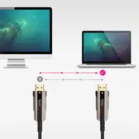 Nanocable Cable HDMI V2.0 AOC 4K@60Hz 18Gbps A/M-A/M, Negro, 15 m