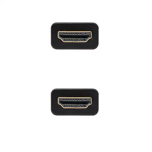 Nanocable Cable HDMI V2.0 4K@60GHz 18 Gbps A/M-A/M, negro, 0.5 m.