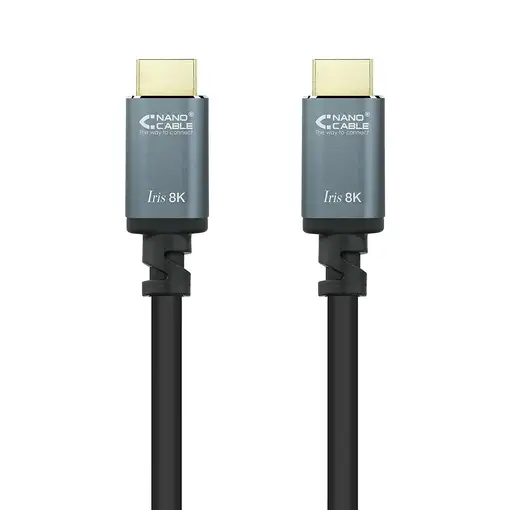 Nanocable Cable HDMI 2.1 IRIS 8K A/M-A/M, Negro, 2 Metros