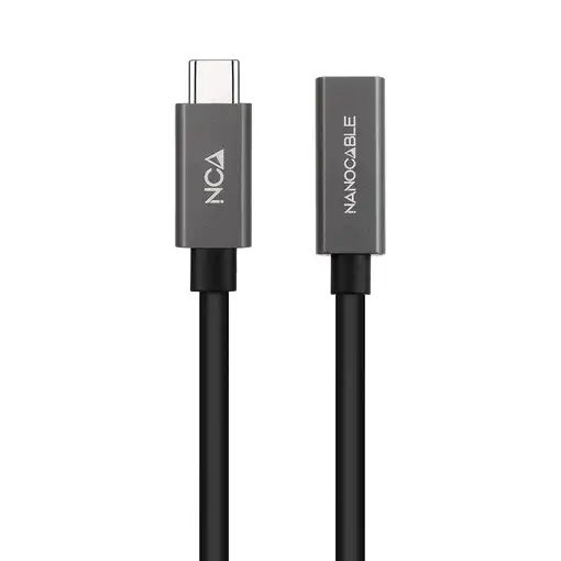 Nanocable Cable Prolongador USB-C 3.2 Gen2x2 20Gbps 3A, 4K/60Hz, USB-C/M-USB-C/H,