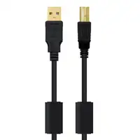 Nanocable 10.01.1202 cable USB USB 2.0 2 m USB A USB B Negro