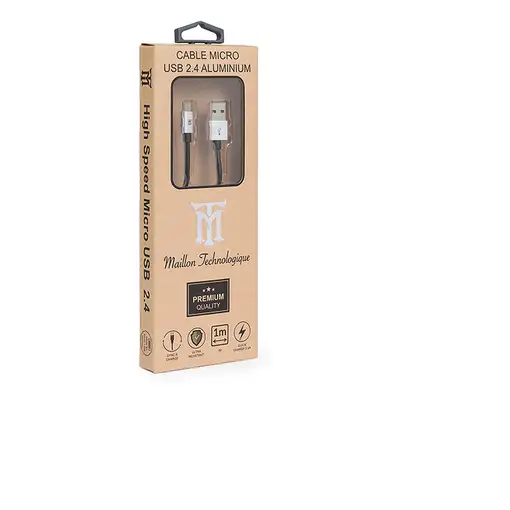Maillon Technologique Premium MTPMUS241 cable USB USB 2.0 1 m USB A Micro-USB B Pl