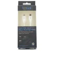 iggual Cable USB-C/USB-C 100 cm blanco Q3.0 3A