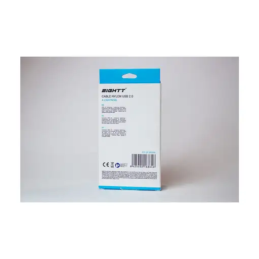 Eightt ECI-2P cable de conector Lightning 1 m Rosa