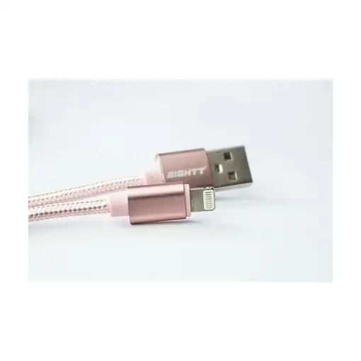 Eightt ECI-2P cable de conector Lightning 1 m Rosa
