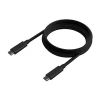 AISENS Cable USB 3.2 Gen1 5Gbps 4k@60Hz 3A 60W E-Marker, Tipo USB-C/M-USB-C/M, Neg