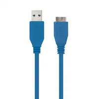 Nanocable CABLE USB 3.0, TIPO A/M-MICRO B/M, AZUL, 1.0 M