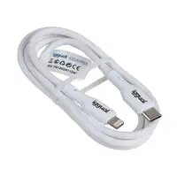 iggual IGG317761 cable de conector Lightning 1 m Blanco