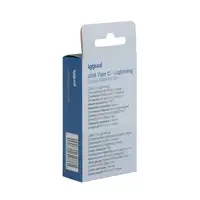 iggual IGG317761 cable de conector Lightning 1 m Blanco