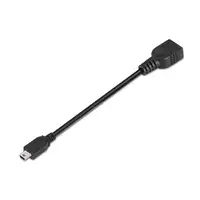 AISENS A101-0033 cable USB USB 2.0 0,15 m Mini-USB B USB A Negro
