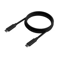 AISENS Cable USB 3.2 Gen2 10Gbps 4k@60Hz 5A 100W E-Marker, Tipo USB-C/M-USB-C/M, N
