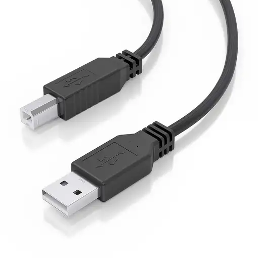 AISENS Cable USB 2.0 con Amplificador, Tipo A/M-B/M, Negro, 15m