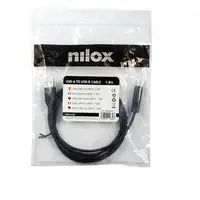Nilox Cable USB-A a USB-B (PARA IMPRESORA) - 1.8 Metros