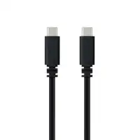 Nanocable Cable USB 2.0 3A, tipo USB-C/M-USB-C/M, Negro, 1.5 m