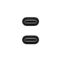Nanocable Cable USB 2.0 3A, tipo USB-C/M-USB-C/M, Negro, 1.5 m