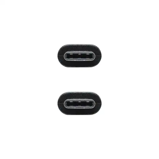 Nanocable Cable USB 2.0 3A, tipo USB-C/M-USB-C/M, Negro, 1.5 m