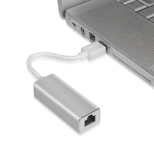 AISENS A106-0049 cambiador de género para cable RJ-45 USB 2.0 Type-A Plata, Blanco
