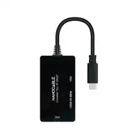 Nanocable 10.16.4301-ALL Adaptador gráfico USB 3840 x 2160 Pixeles Negro