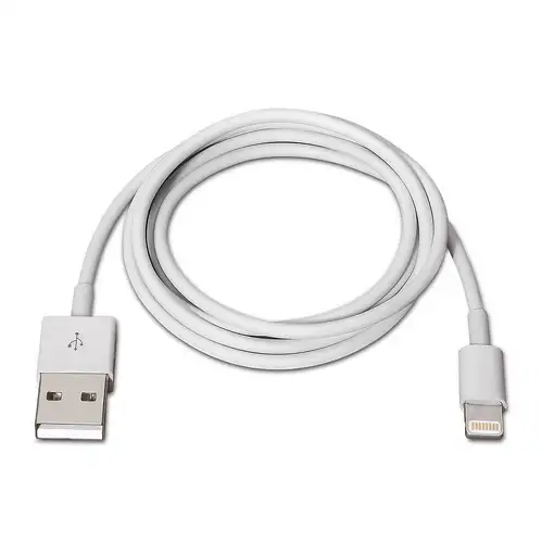 AISENS A102-0036 cable de conector Lightning 2 m Blanco