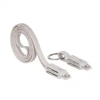 Mars Gaming MCA-ECO, Pack 2x Cables de Carga ECO Fibra de Trigo, Cable USB 1m + Ca